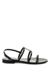 Saint Laurent Cassandra Calfskin Ysl Slingback Sandals