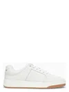 Saint Laurent Leather Sneakers In White