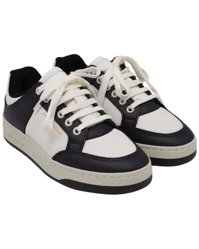 Pre-owned Saint Laurent Women's Leather Sl/61 Low-top Sneaker (authentic Pre-loved)