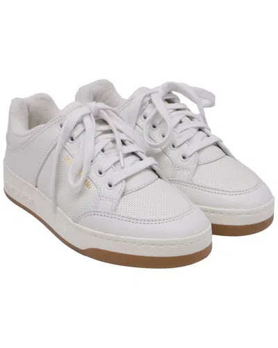 Pre-owned Saint Laurent Women's Leather Sl/61 Low-top Sneaker (authentic Pre-loved)