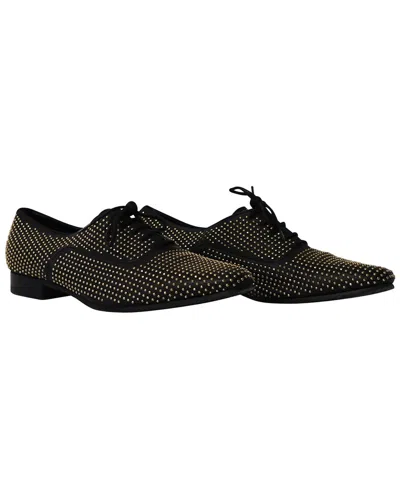 Pre-owned Saint Laurent Women's Leather Studded Accents Oxford (authentic Pre-loved)