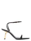 Saint Laurent 75mm Lee Sandals In Marronglac