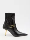 Saint Laurent Lee Boots In Black