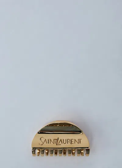 Saint Laurent Women Logo Engraved Hair Clip