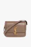 Saint Laurent Luxurious Taupe Calf Skin Bag For Fashion-forward Women In Fw22 In Taupe