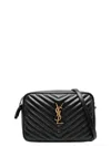Saint Laurent Paris Women Quilted Leather Lou Camera Bag