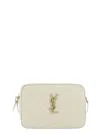 Saint Laurent Women's Lou Quilted Zip Up Crossbody Bag