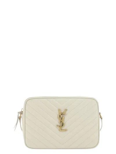 Saint Laurent Women's Lou Quilted Zip Up Crossbody Bag