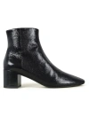 Saint Laurent Pointed-toe Panelled Boots In Black