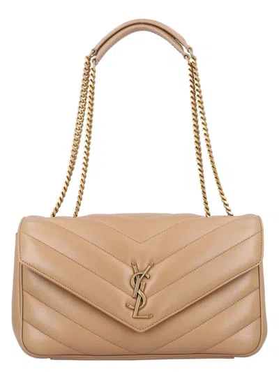 Saint Laurent Women's Loulou Medium Bag In Brown
