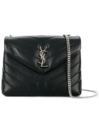 Saint Laurent Women Loulou Small Leahter Shoulder Bag In Multicolor