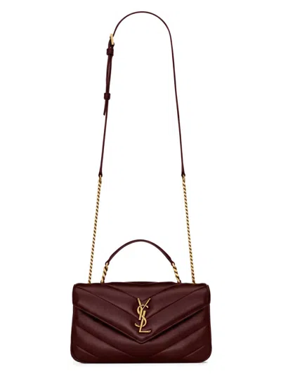 Saint Laurent Women's Loulou Top Handle Bag In Lambskin
