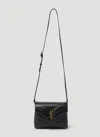 Saint Laurent Loulou Toy Logo Plaque Shoulder Bag