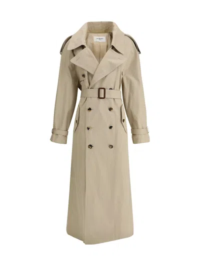 Saint Laurent Women Maxi Trench Coat