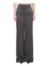Saint Laurent Medallion Pattern Trousers In Animal Print