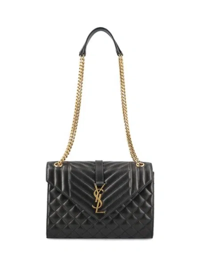 Saint Laurent Women's Medium Envelope Bag In Black