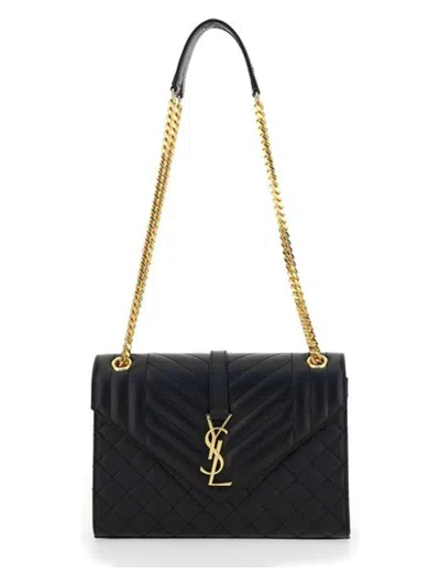 Saint Laurent Women's Mg M Env Gdp Mix Qlt In Nero