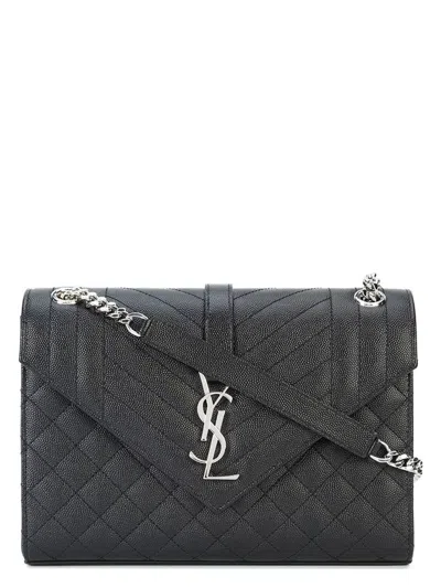 Saint Laurent Women's Mg M Env Gdp Mix Qlt In Nero