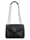 Saint Laurent Borsa Loulou Small In Black
