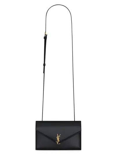 Saint Laurent Women's Mini Envelope Crossbody Bags In Black