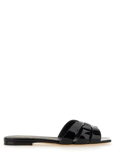 Saint Laurent Women's Mini Tribute Heels In Black