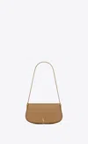 Saint Laurent Voltaire Mini Leather Shoulder Bag In Brown
