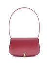Saint Laurent Demi Lune Leather Shoulder Bag