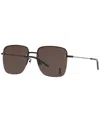 SAINT LAURENT WOMEN'S MIRROR SUNGLASSES, SL 312 M-006