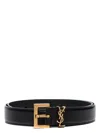 Shop Saint Laurent Women's Monogram Belt 3 Cm