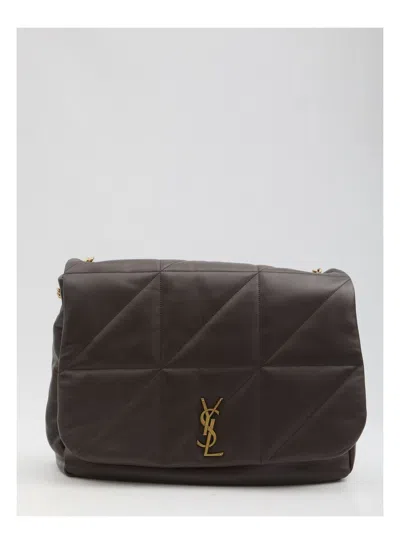 Saint Laurent Women's Nappa Leather Large Jamie 4.3 In Brown