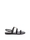 Saint Laurent Cassandra Calfskin Ysl Slingback Sandals