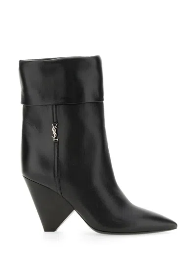 Saint Laurent Women Niki Boots. In Black