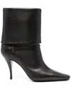 Saint Laurent Paris Women Stivaletti Niki In Pelle Liscia In Multicolor