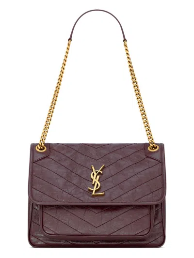 Saint Laurent Women's Niki Medium Shoulder Bag In Vintage Leather
