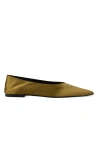 Saint Laurent Nour 05 Mules In Gold