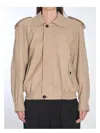 Saint Laurent Nubuck Bomber Jacket