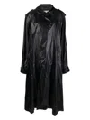 SAINT LAURENT WOMEN'S NYLON CLOAK COAT