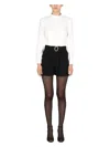 Saint Laurent Women's Openback Suit | Size 40 | 691289 Color Y012w9601 In Black
