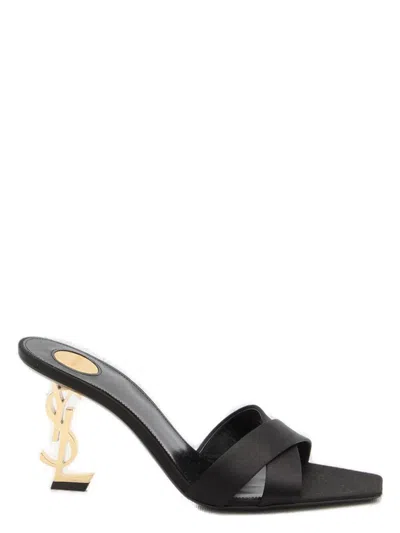 Saint Laurent Women's Opyum 85 Mules In Black
