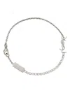 Saint Laurent Women's Opyum Charm Bracelet In Palladcrys