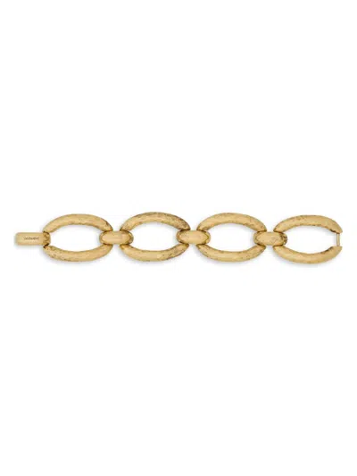 Saint Laurent Women's Oval Chain Bracelet In Metal In Pattern