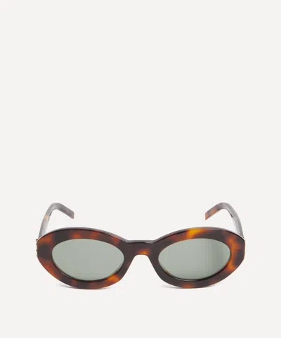 Saint Laurent Women's Oval Sunglasses