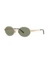 Saint Laurent Women's Oval Sunglasses, Sl 692 Ys000577 In Gold