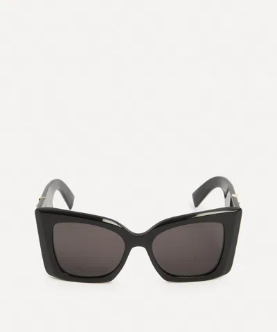 Saint Laurent Women's Oversized Cat-eye Acetate Sunglasses