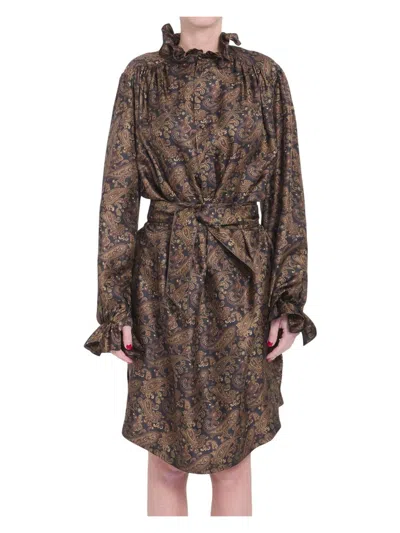 SAINT LAURENT WOMEN'S PAISLY DRESS | SIZE FR 36 | 828304Y6K90 COLOR 4775