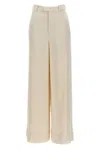 Saint Laurent Women Palazzo Pants In White