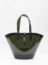 Saint Laurent Medium Panier Transparent Vinyl Tote Bag