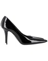 Saint Laurent 110mm Blade Patent Leather Pumps In Black