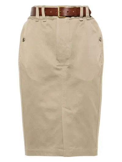 SAINT LAURENT WOMEN'S PENCIL SKIRT