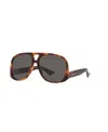 Saint Laurent Sl 652 Havana Sunglasses In Gray